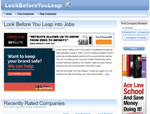 Tablet Screenshot of lookbeforeyouleap.net